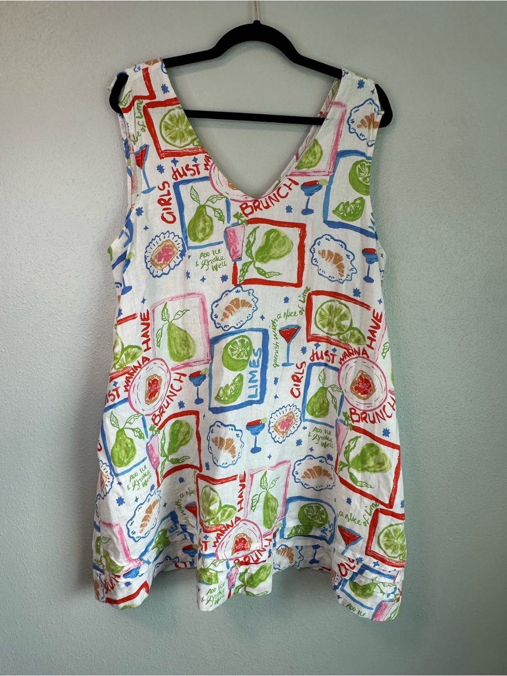 Cynthia Rowley sleeveless linen-blend shift dress - Picture 1 of 9
